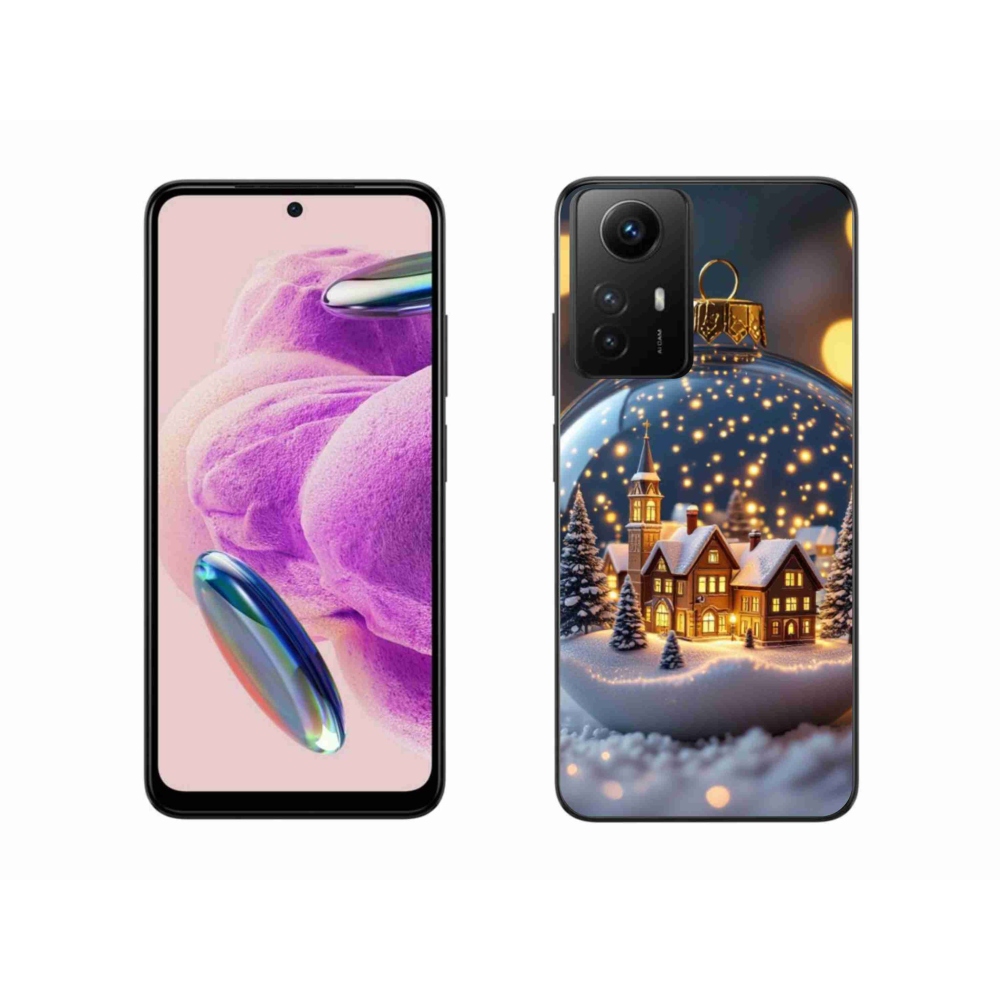 Gelový kryt mmCase na Xiaomi Redmi Note 12S - vánoční koule 4