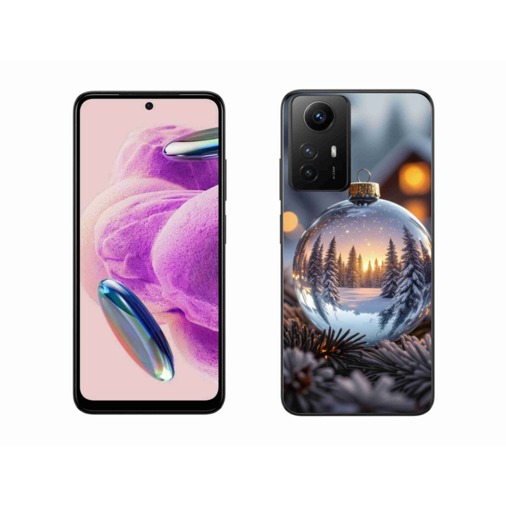 Gelový kryt mmCase na Xiaomi Redmi Note 12S - vánoční ozdoba