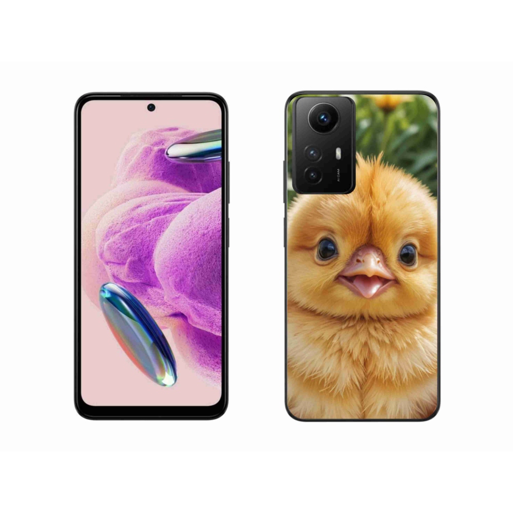 Gelový kryt mmCase na Xiaomi Redmi Note 12S - veselé kuřátko
