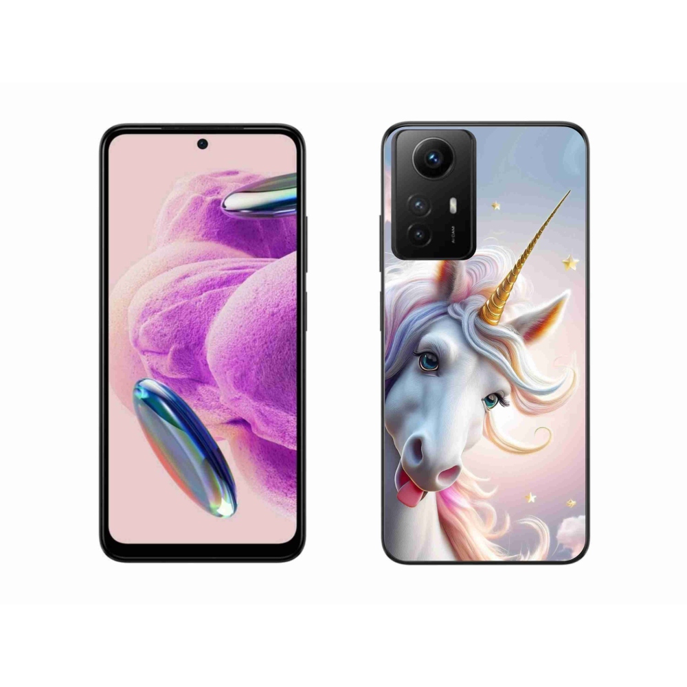 Gelový kryt mmCase na Xiaomi Redmi Note 12S - veselý jednorožec