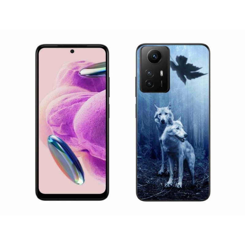 Gelový kryt mmCase na Xiaomi Redmi Note 12S - vlci v lese
