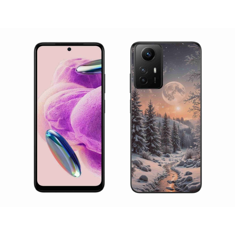Gelový kryt mmCase na Xiaomi Redmi Note 12S - zimní krajina 2