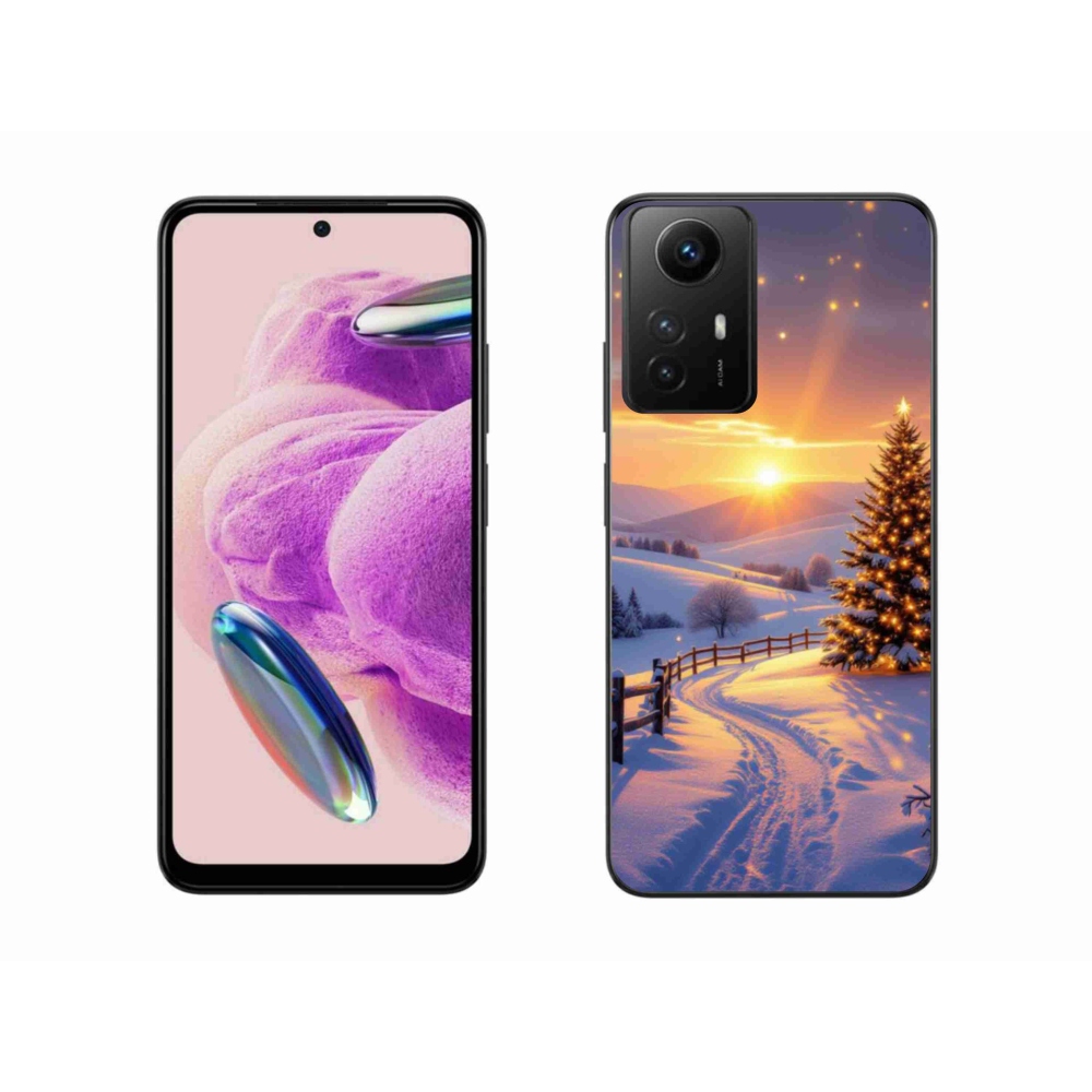 Gelový kryt mmCase na Xiaomi Redmi Note 12S - zimní krajina
