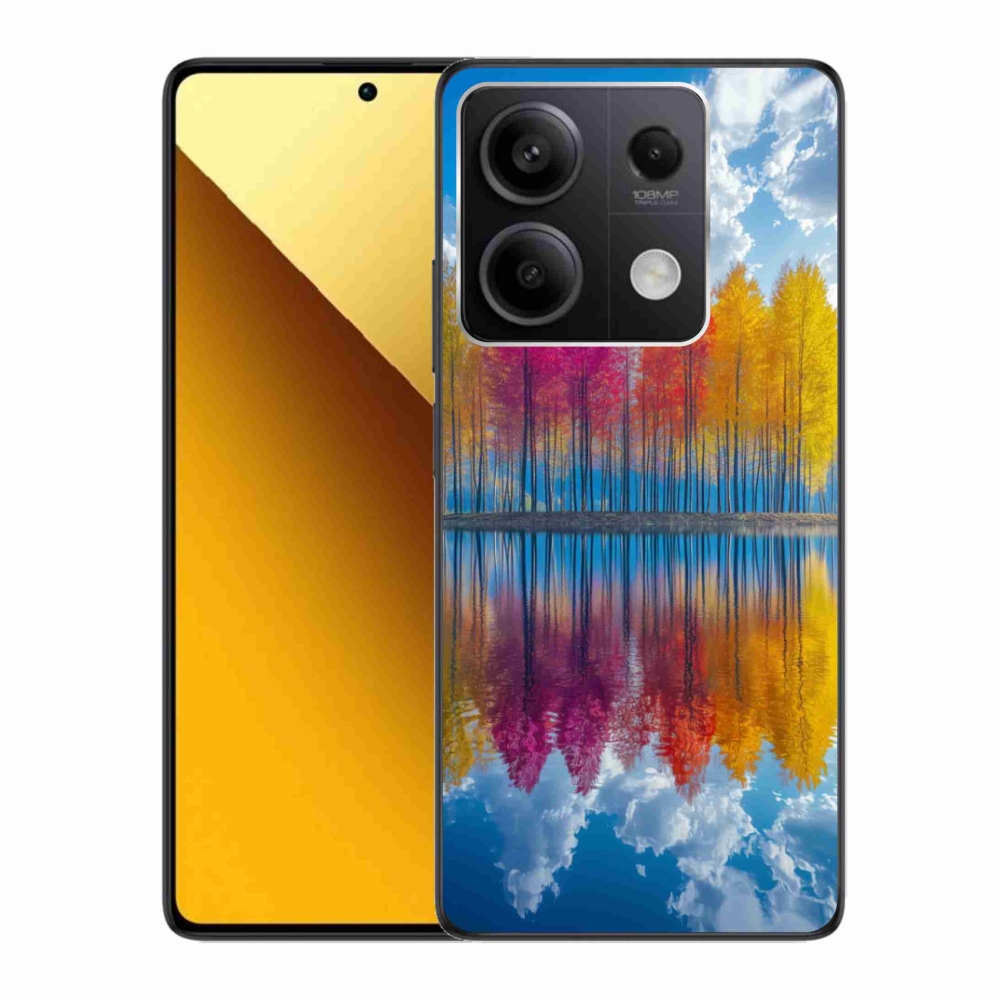 Gelový kryt mmCase na Xiaomi Redmi Note 13 5G - barevné stromy
