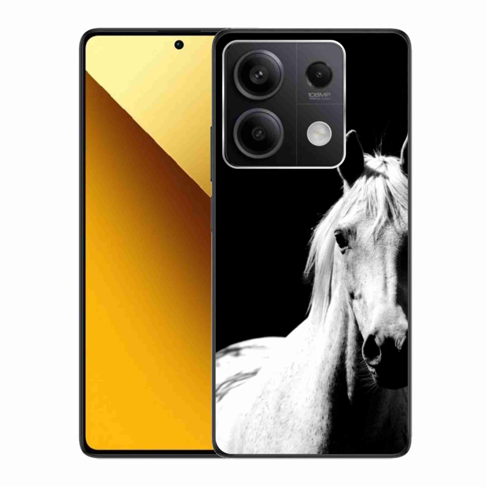 Gelový kryt mmCase na Xiaomi Redmi Note 13 5G - bílý kůň 5