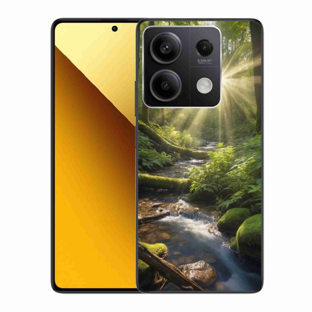 Gelový kryt mmCase na Xiaomi Redmi Note 13 5G - hlubina lesa