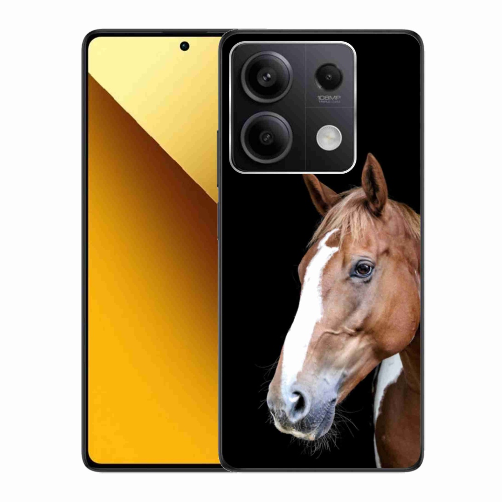 Gelový kryt mmCase na Xiaomi Redmi Note 13 5G - hnědý kůň 3