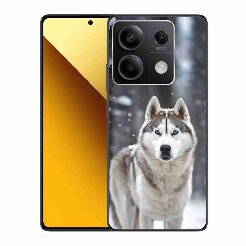 Gelový kryt mmCase na Xiaomi Redmi Note 13 5G - husky 2