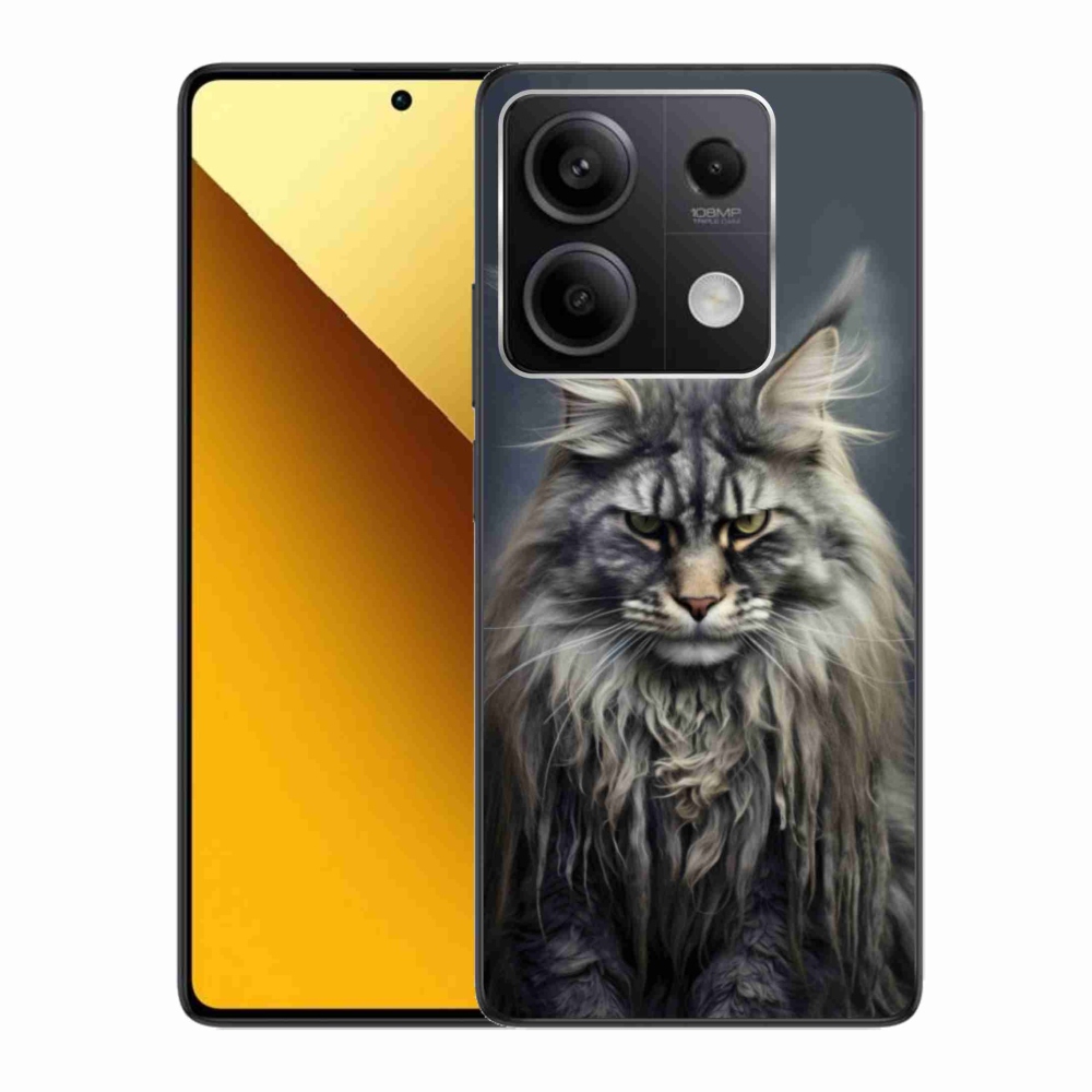 Gelový kryt mmCase na Xiaomi Redmi Note 13 5G - kočíčí pohled 4
