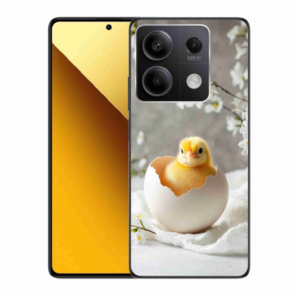 Gelový kryt mmCase na Xiaomi Redmi Note 13 5G - kuřátko