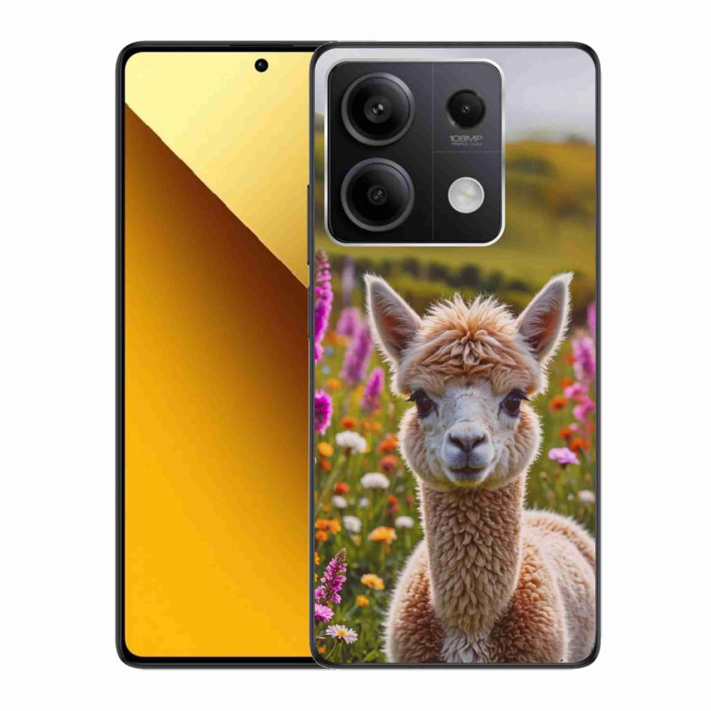 Gelový kryt mmCase na Xiaomi Redmi Note 13 5G - lama na louce