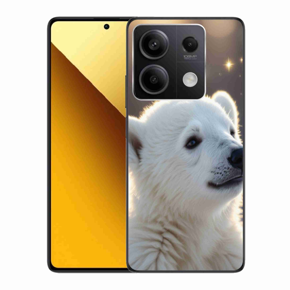Gelový kryt mmCase na Xiaomi Redmi Note 13 5G - lední medvěd