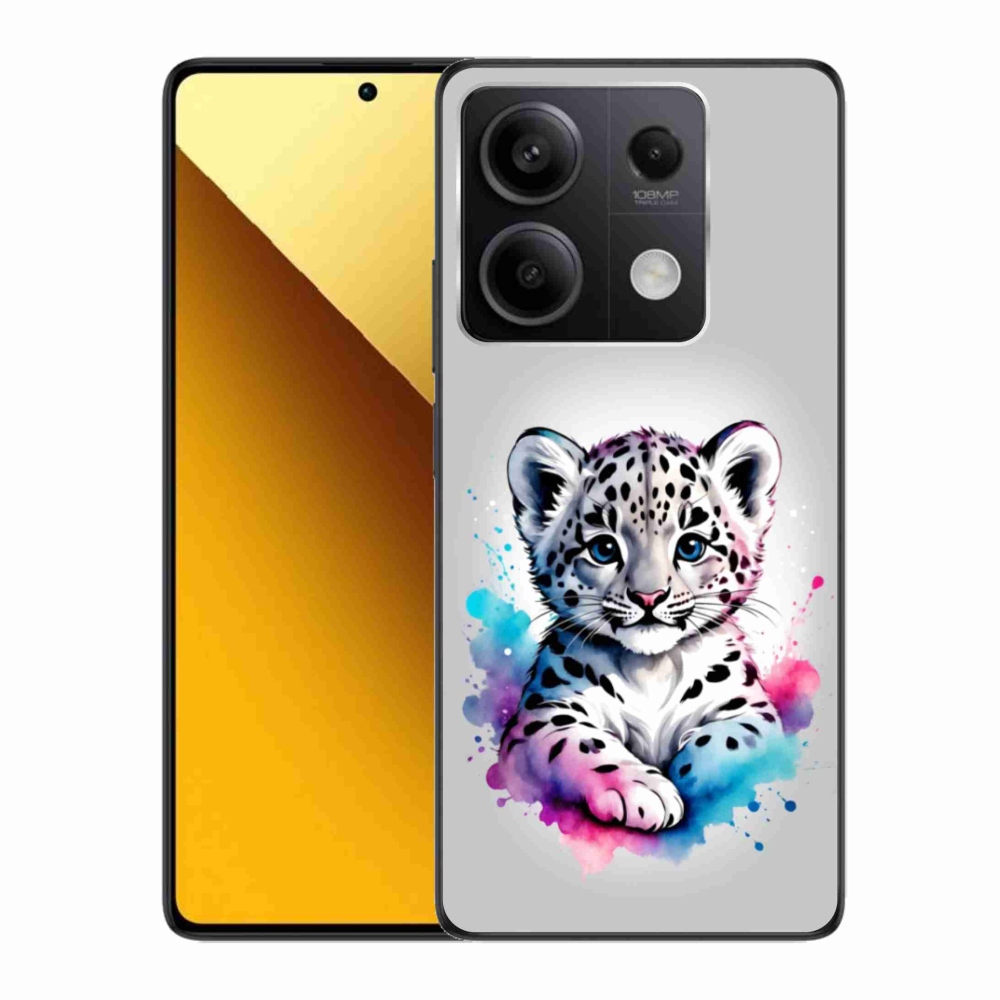 Gelový kryt mmCase na Xiaomi Redmi Note 13 5G - levhartí mládě