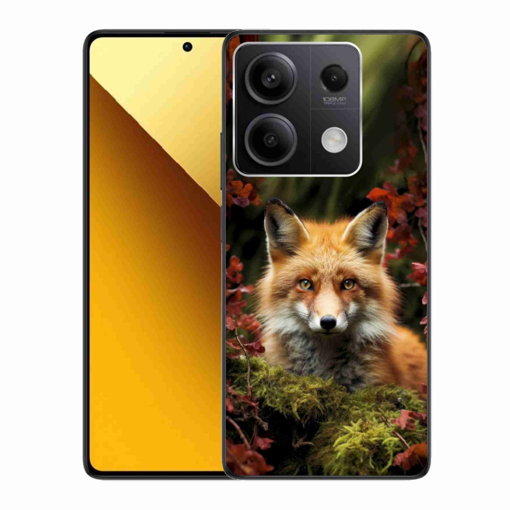 Gelový kryt mmCase na Xiaomi Redmi Note 13 5G - liška v lese