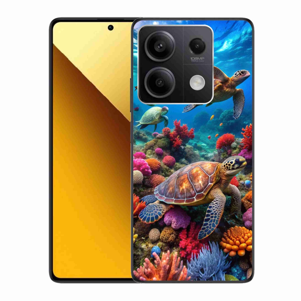 Gelový kryt mmCase na Xiaomi Redmi Note 13 5G - mořský svět 2