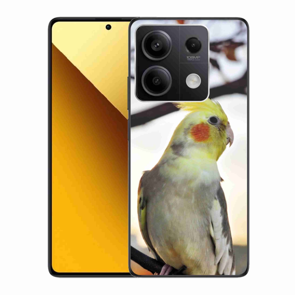 Gelový kryt mmCase na Xiaomi Redmi Note 13 5G - papoušek korela