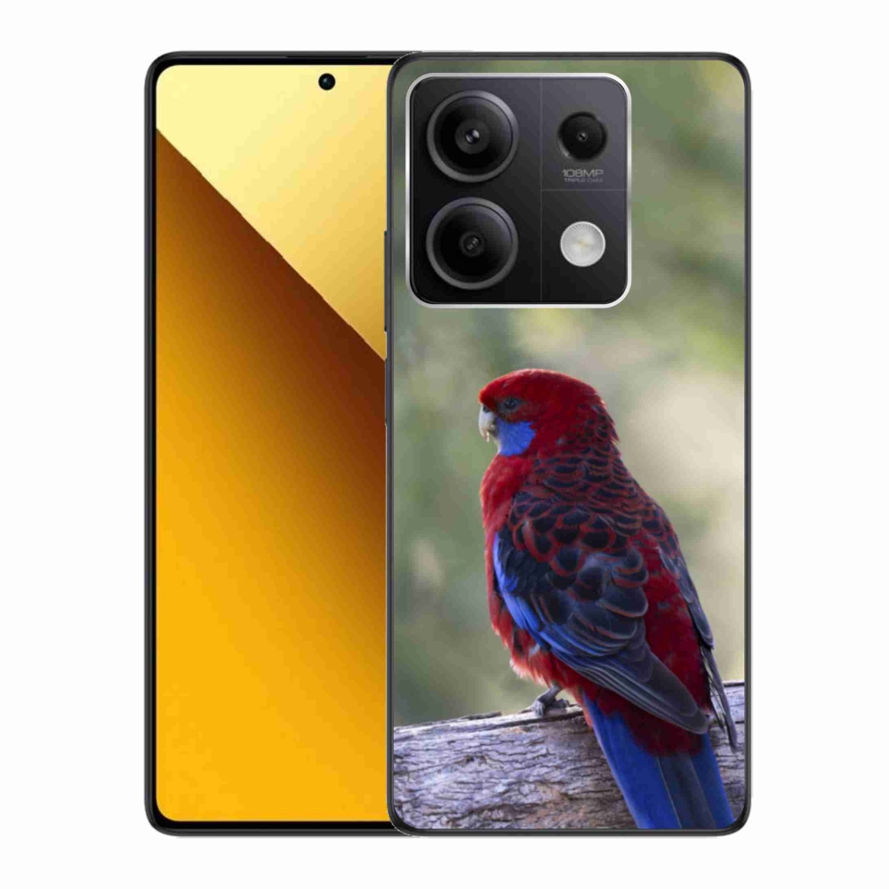 Gelový kryt mmCase na Xiaomi Redmi Note 13 5G - papoušek rosela
