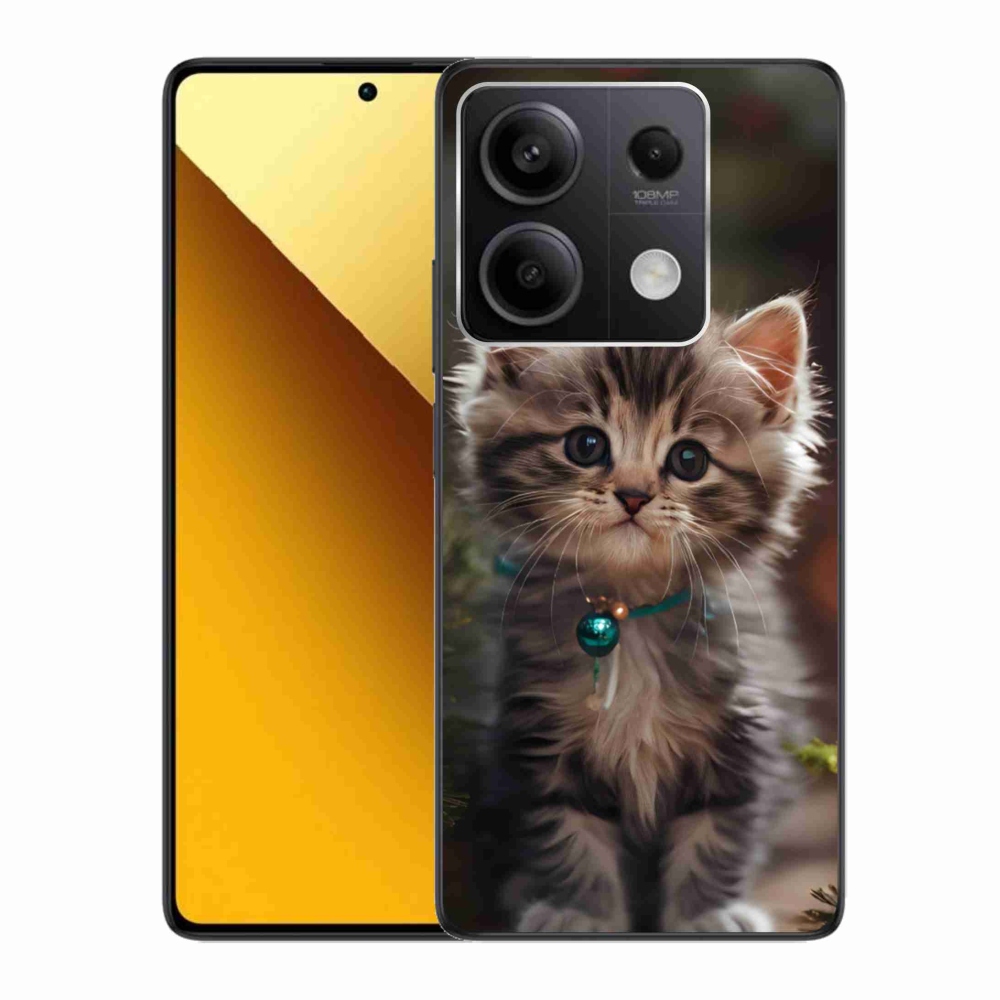 Gelový kryt mmCase na Xiaomi Redmi Note 13 5G - roztomilé kotě 11