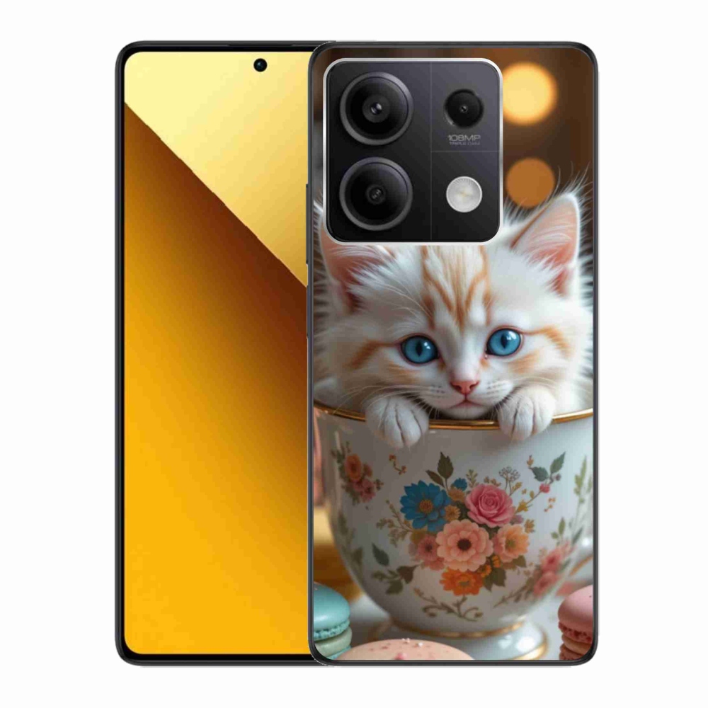 Gelový kryt mmCase na Xiaomi Redmi Note 13 5G - roztomilé kotě 6