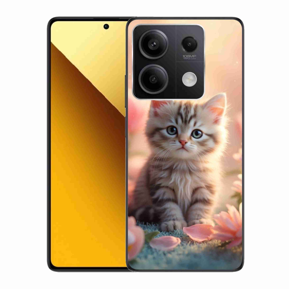 Gelový kryt mmCase na Xiaomi Redmi Note 13 5G - roztomilé kotě 8