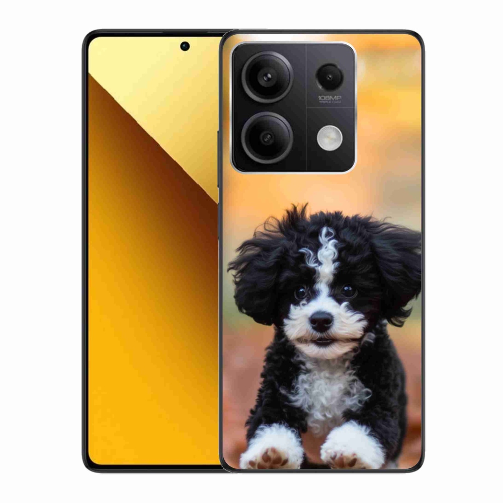 Gelový kryt mmCase na Xiaomi Redmi Note 13 5G - roztomilé štěně 2