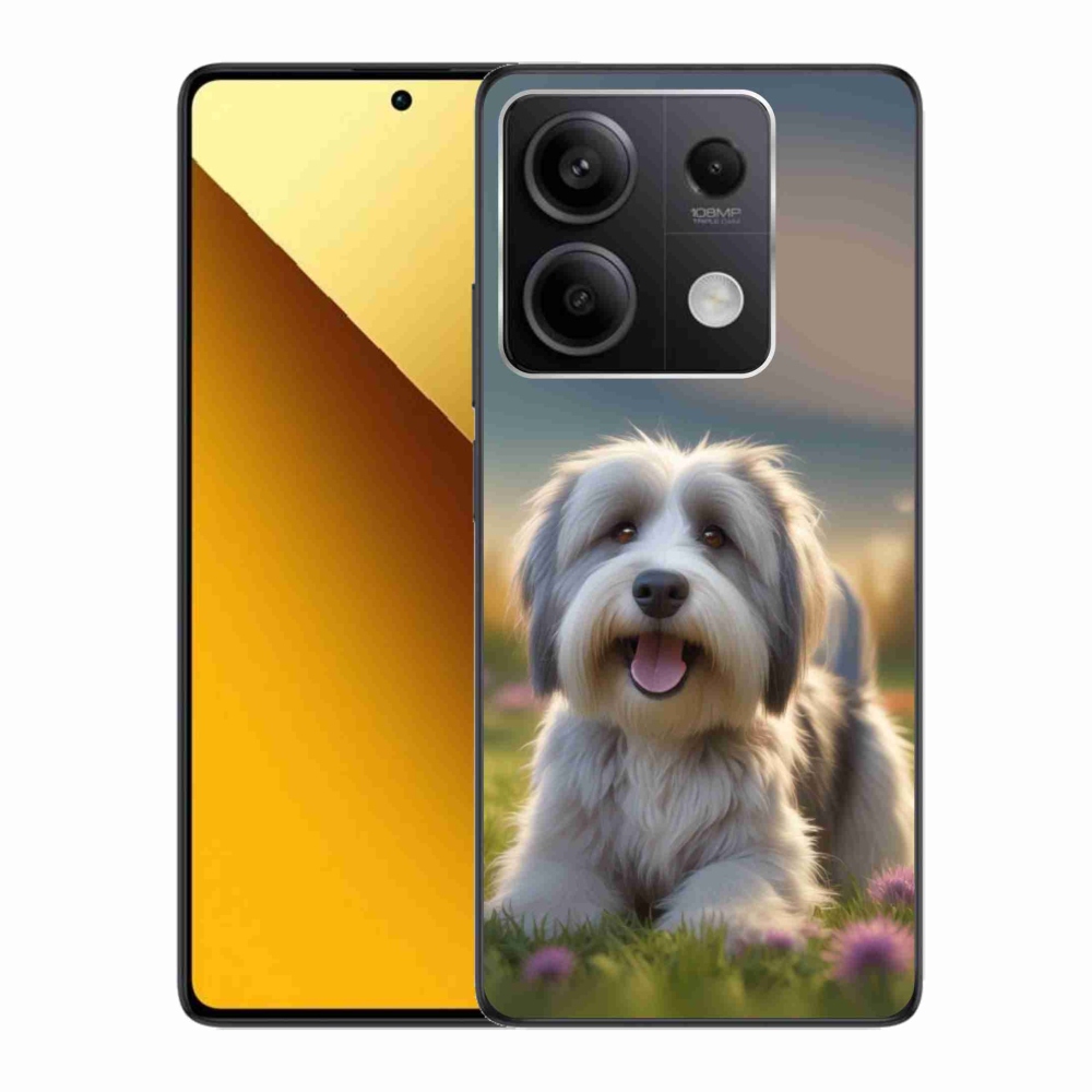 Gelový kryt mmCase na Xiaomi Redmi Note 13 5G - roztomilý havanský psík
