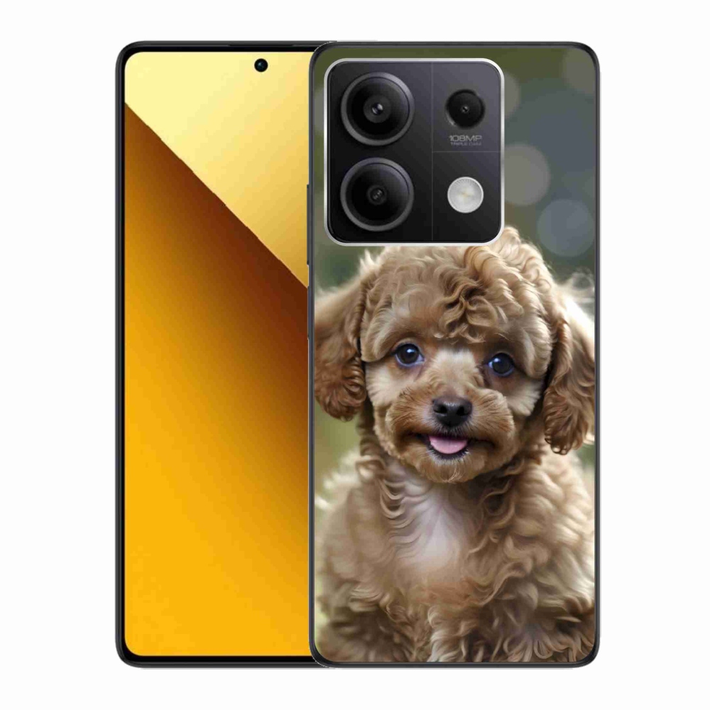 Gelový kryt mmCase na Xiaomi Redmi Note 13 5G - roztomilý pudl