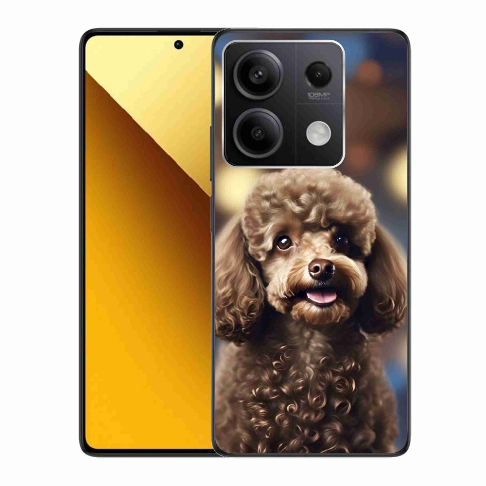 Gelový kryt mmCase na Xiaomi Redmi Note 13 5G - roztomilý pudl