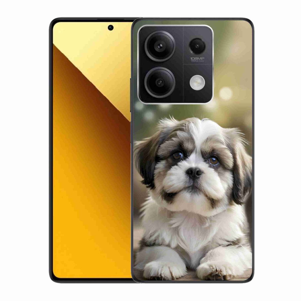Gelový kryt mmCase na Xiaomi Redmi Note 13 5G - roztomilý shih-tzu