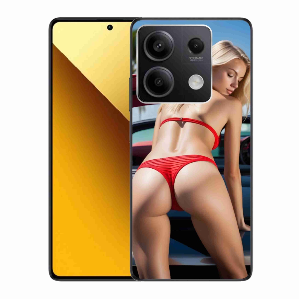 Gelový kryt mmCase na Xiaomi Redmi Note 13 5G - sexy žena 2