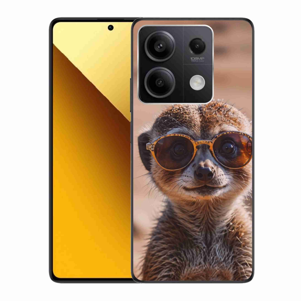 Gelový kryt mmCase na Xiaomi Redmi Note 13 5G - stylová surikata