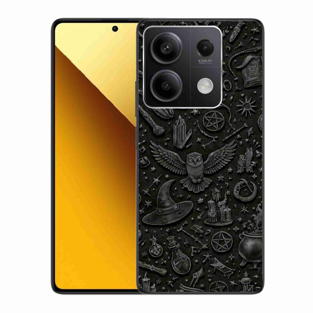 Gelový kryt mmCase na Xiaomi Redmi Note 13 5G - tmavý magický svět