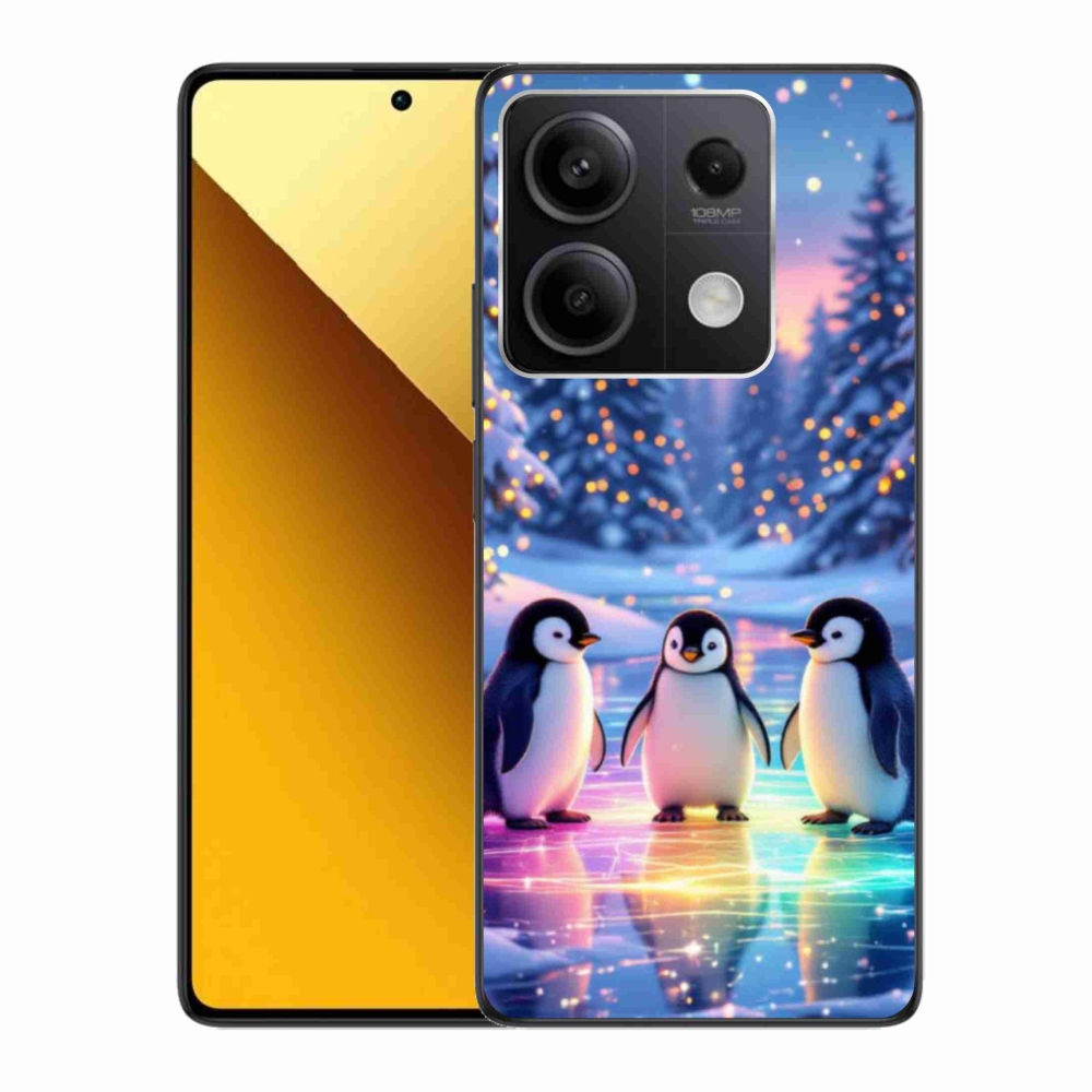 Gelový kryt mmCase na Xiaomi Redmi Note 13 5G - tučnáci