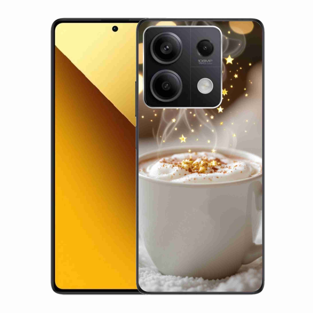 Gelový kryt mmCase na Xiaomi Redmi Note 13 5G - vánoční horký nápoj