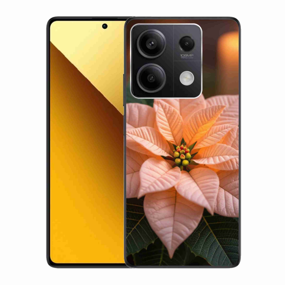 Gelový kryt mmCase na Xiaomi Redmi Note 13 5G - vánoční hvězda