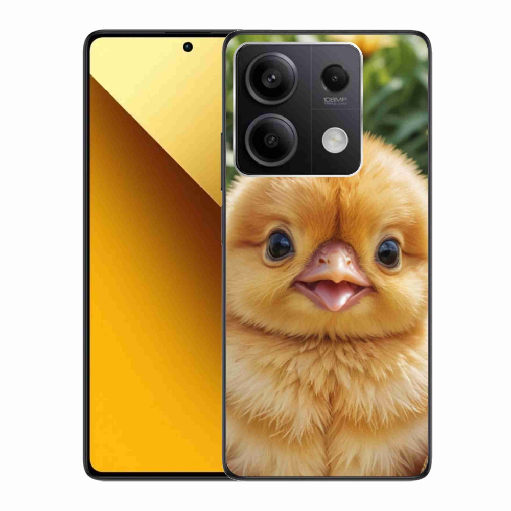 Gelový kryt mmCase na Xiaomi Redmi Note 13 5G - veselé kuřátko