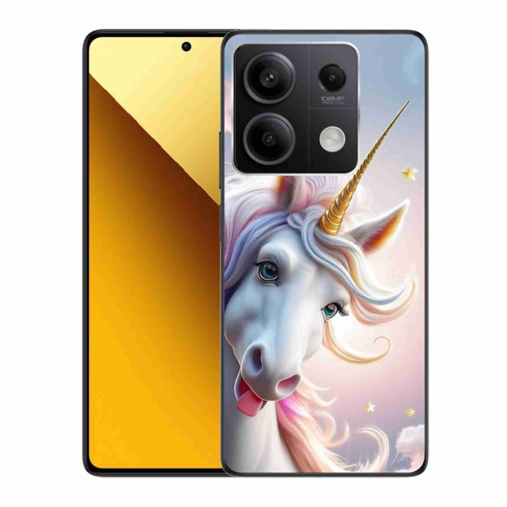 Gelový kryt mmCase na Xiaomi Redmi Note 13 5G - veselý jednorožec