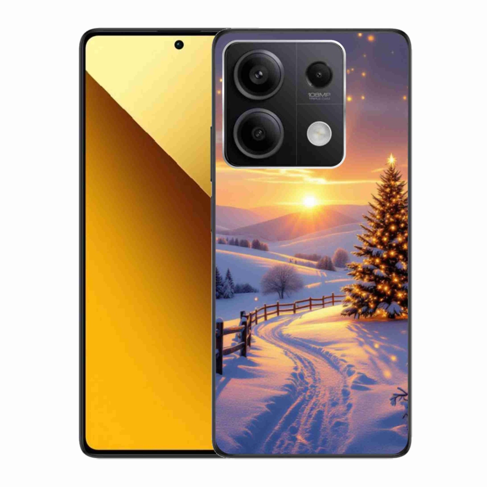 Gelový kryt mmCase na Xiaomi Redmi Note 13 5G - zimní krajina