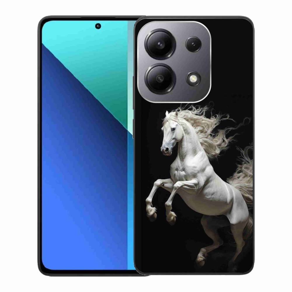 Gelový kryt mmCase na Xiaomi Redmi Note 13 - bílý kůň 4