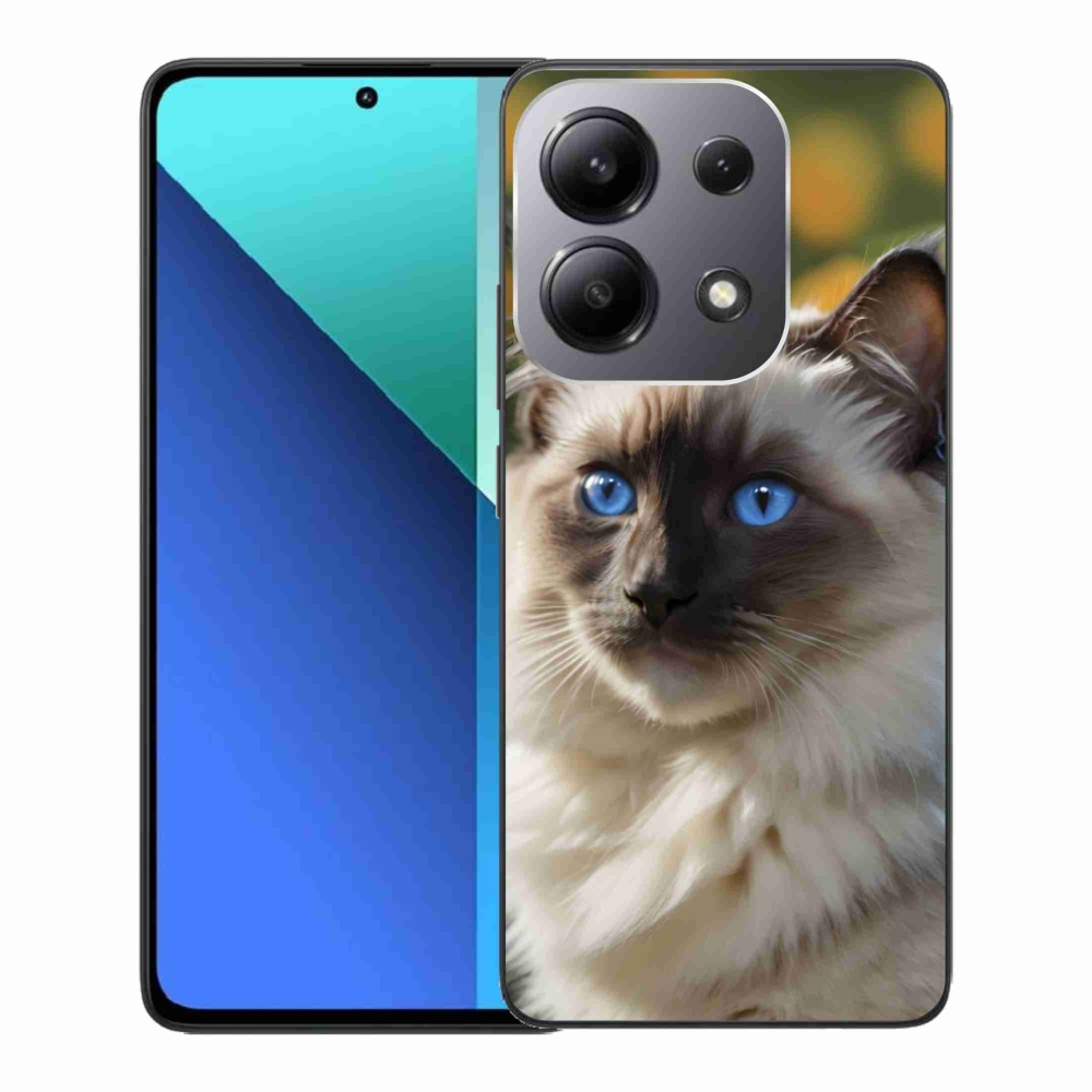 Gelový kryt mmCase na Xiaomi Redmi Note 13 - bílý ragdoll