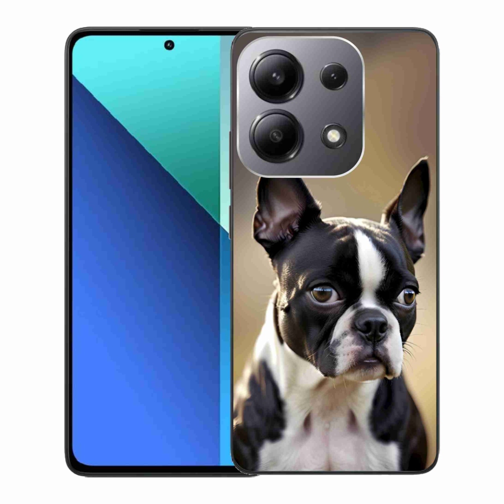 Gelový kryt mmCase na Xiaomi Redmi Note 13 - bostonský teriér