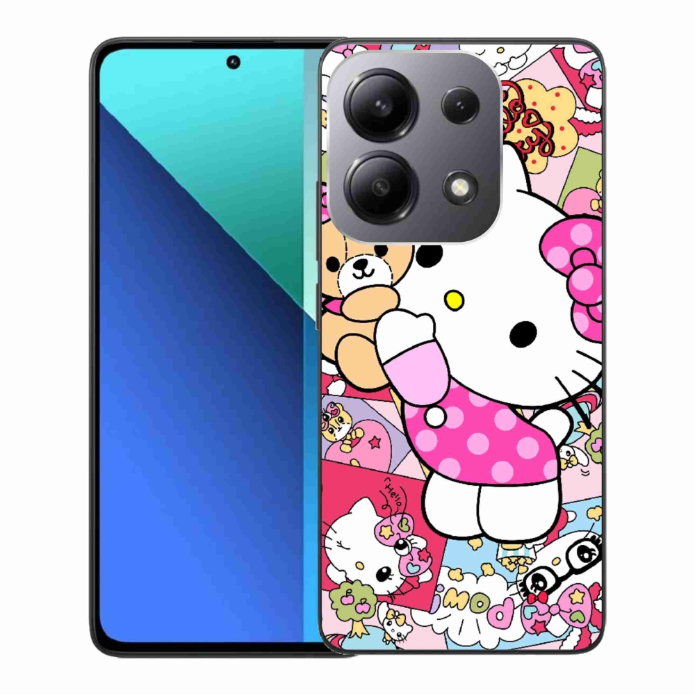 Gelový kryt mmCase na Xiaomi Redmi Note 13 - cute kitty