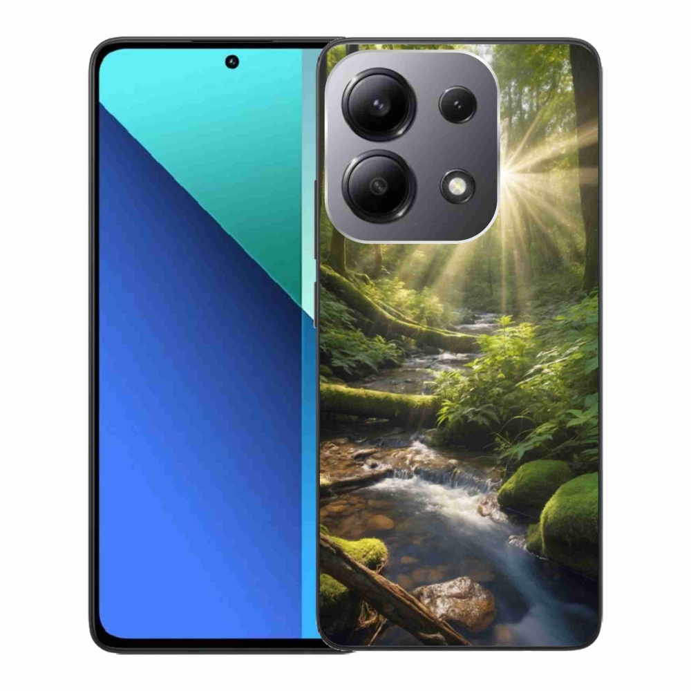 Gelový kryt mmCase na Xiaomi Redmi Note 13 - hlubina lesa