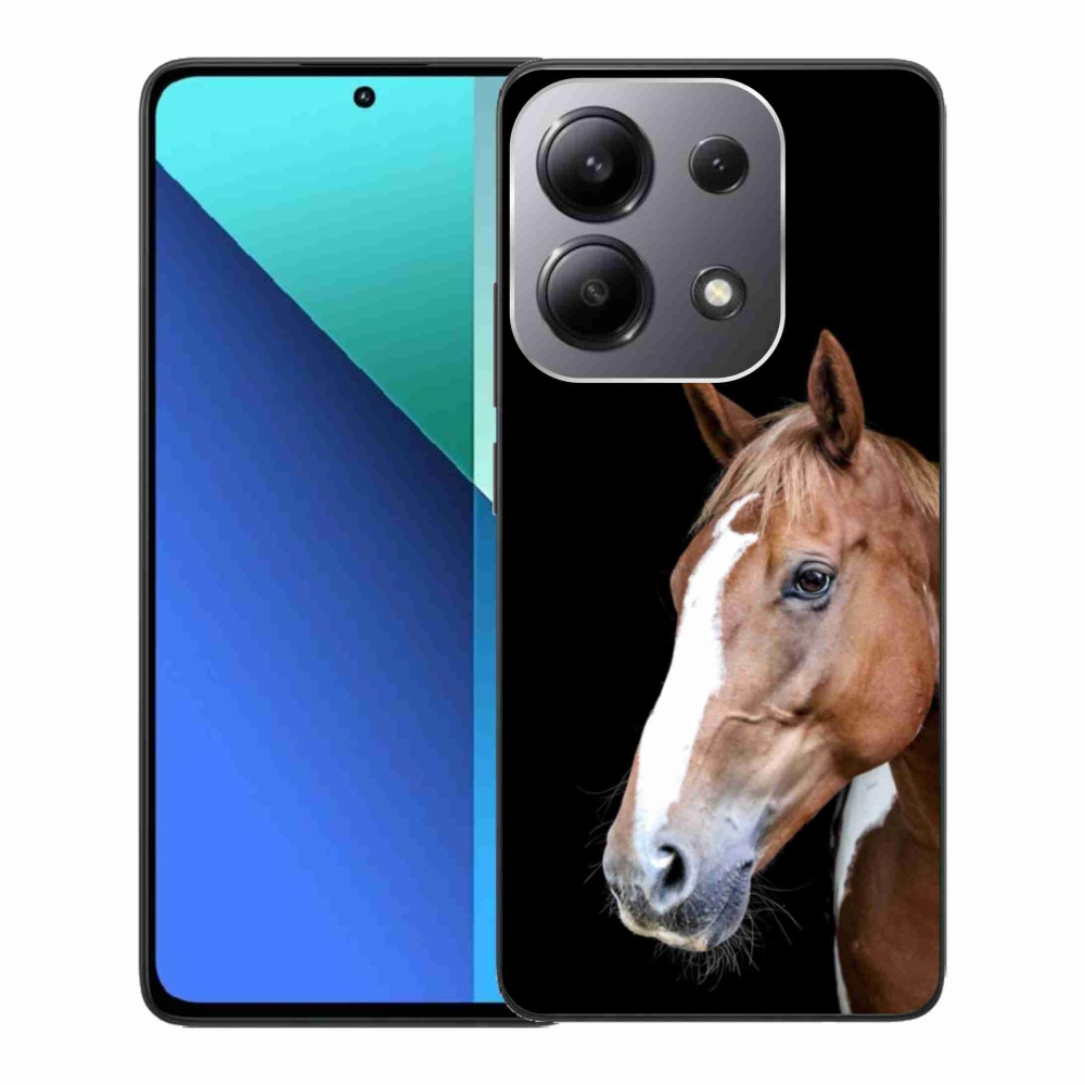 Gelový kryt mmCase na Xiaomi Redmi Note 13 - hnědý kůň 3