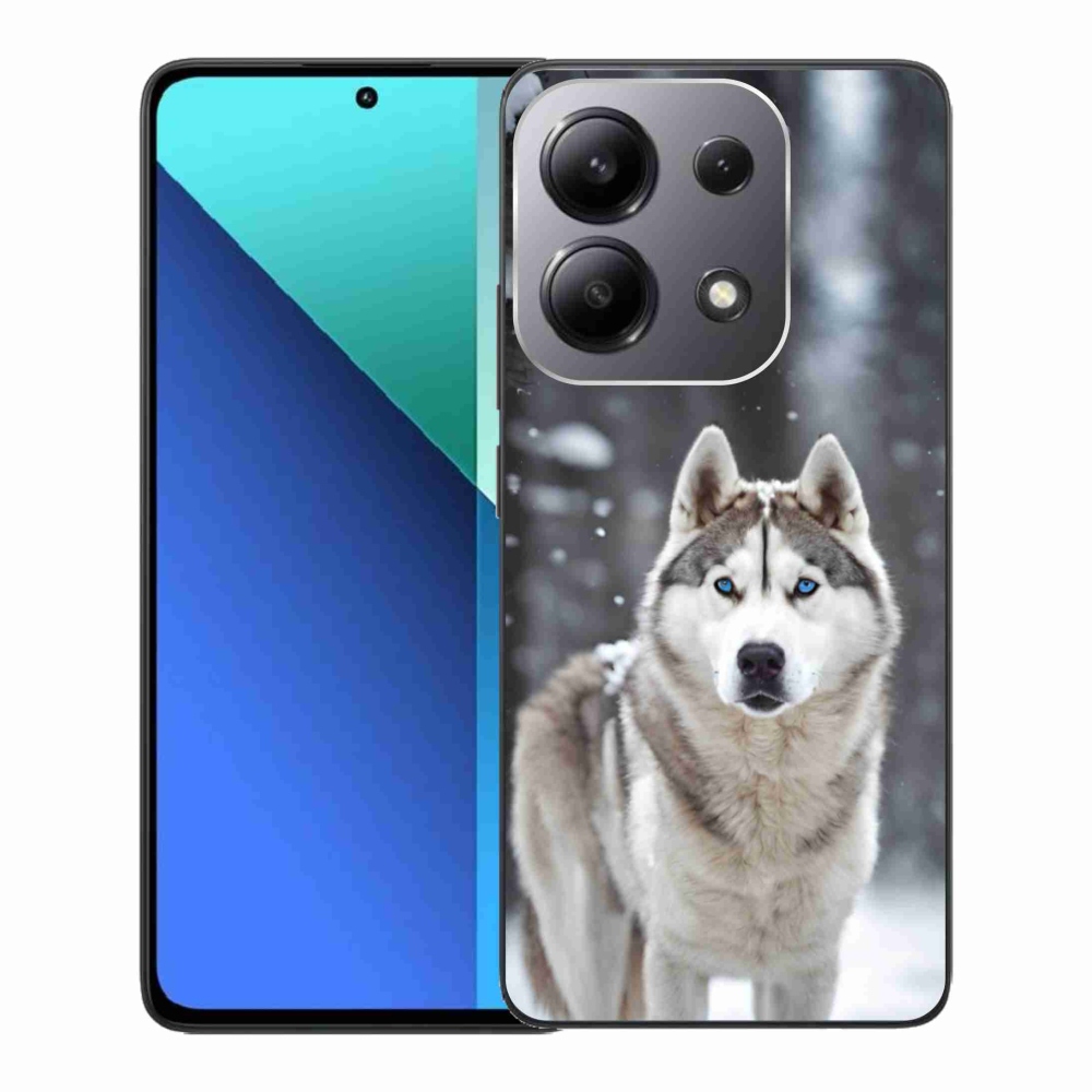 Gelový kryt mmCase na Xiaomi Redmi Note 13 - husky 2