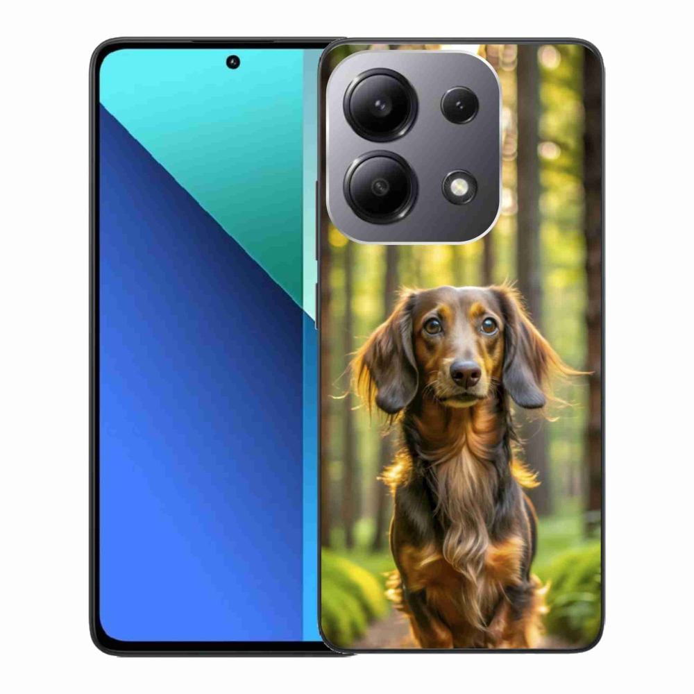 Gelový kryt mmCase na Xiaomi Redmi Note 13 - jezevčík 4