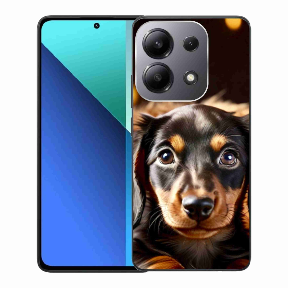 Gelový kryt mmCase na Xiaomi Redmi Note 13 - jezevčík