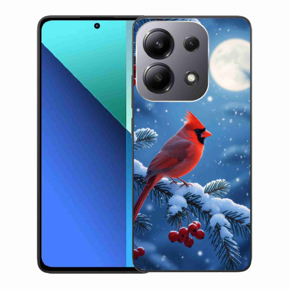 Gelový kryt mmCase na Xiaomi Redmi Note 13 - kardinál červený