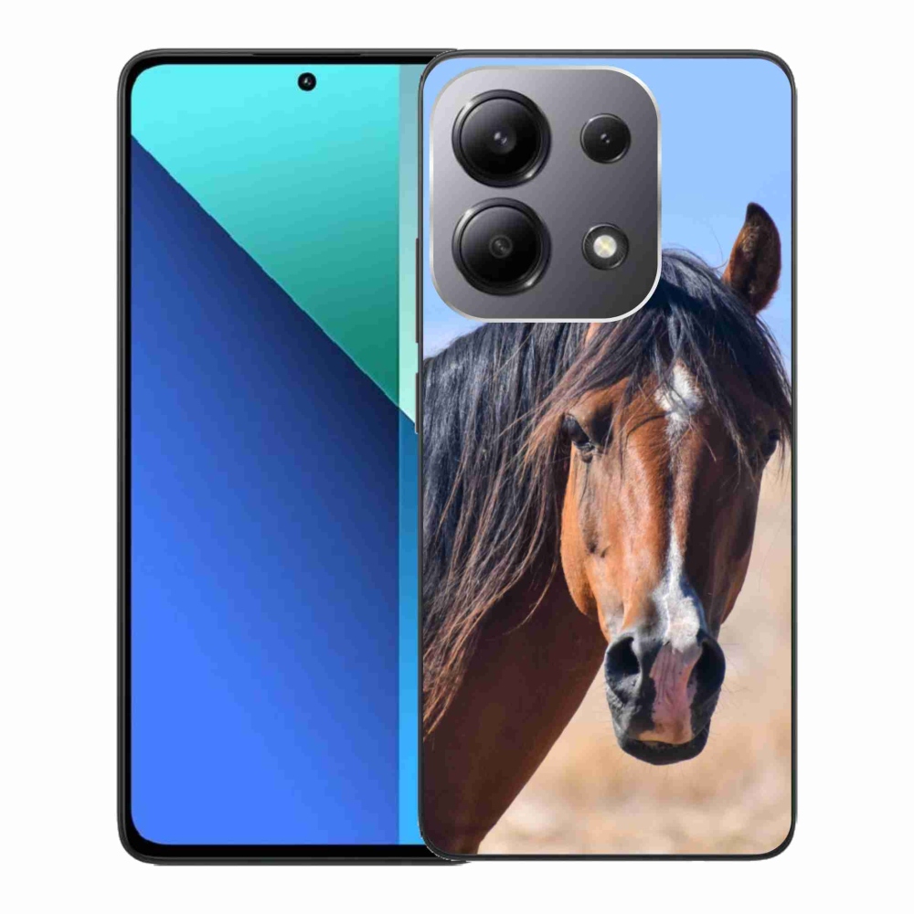 Gelový kryt mmCase na Xiaomi Redmi Note 13 - klidný kůň