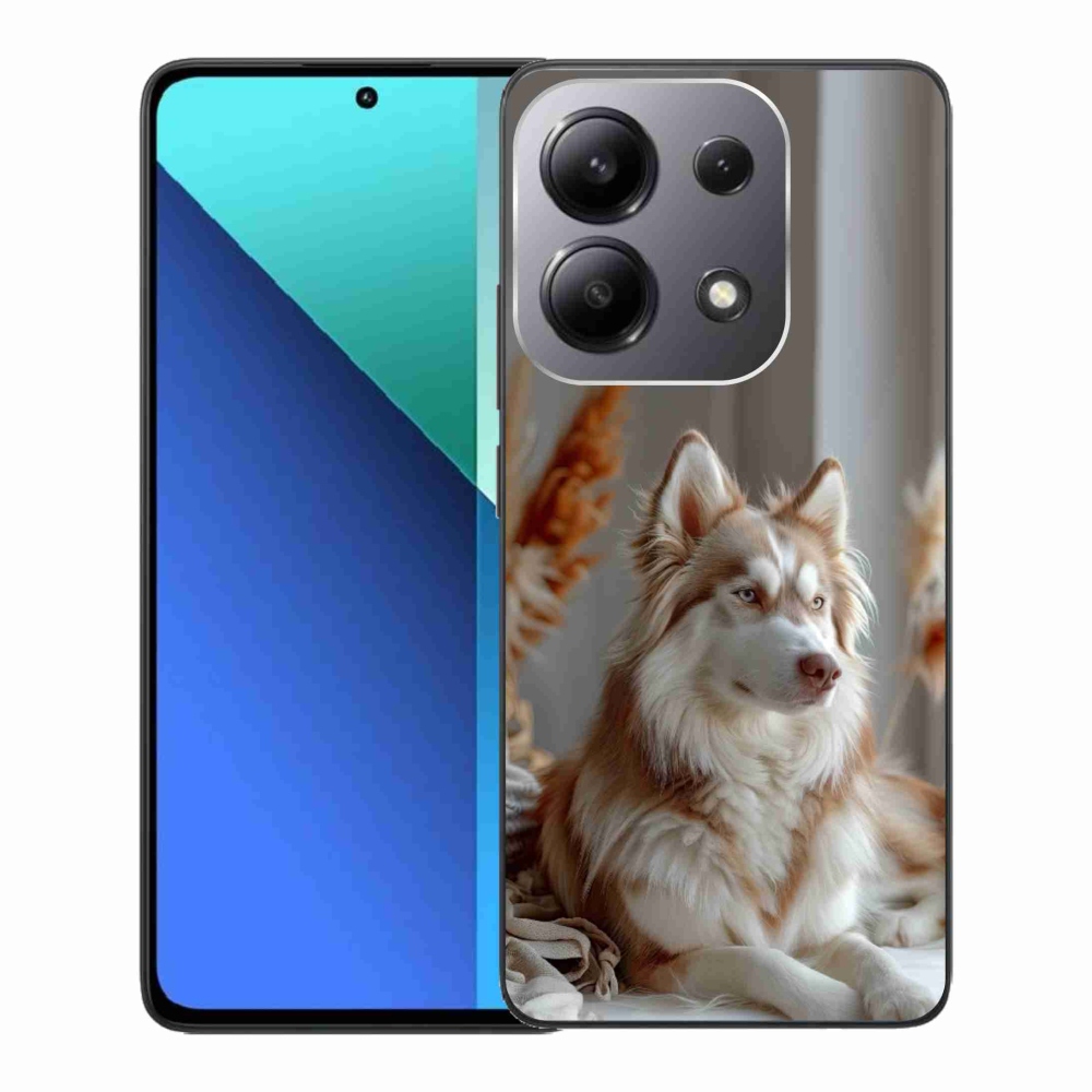 Gelový kryt mmCase na Xiaomi Redmi Note 13 - klidný sibiřský husky